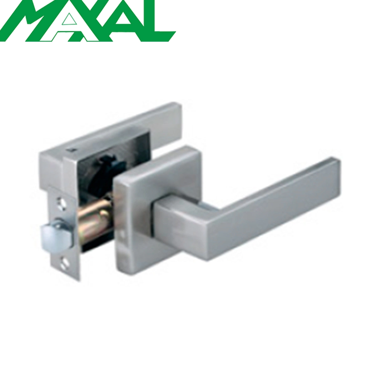 Maxal Aluminium Alloy Passage Function Door Lock, Tubular Lever Lock, Leverset