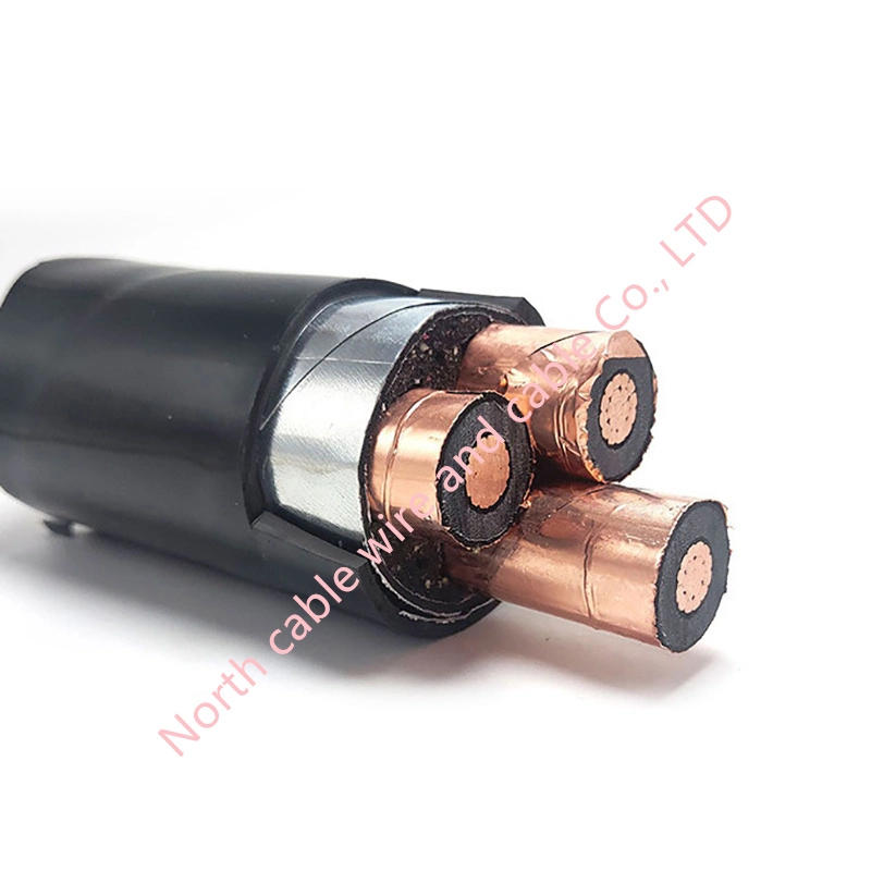 3.6/6kv 18/30kv 10kv Steel Tape Armour Electrical Cable 3 Core Cable High Voltage Power Cable