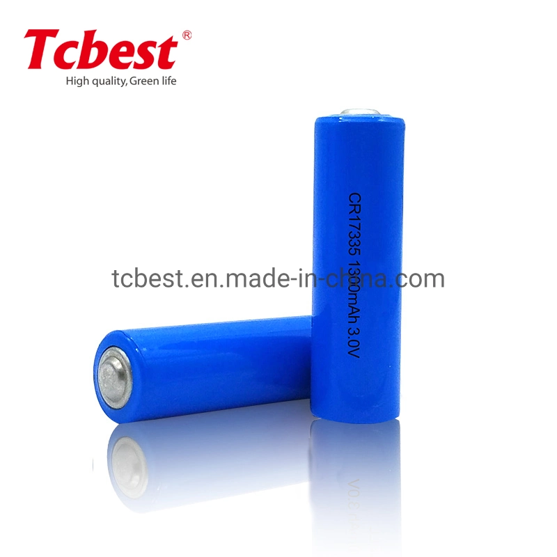 Tcbest Cr17335 3V 1500mAh Lithium Battery Primary Lithium Battery Cr17335 Dry Battery