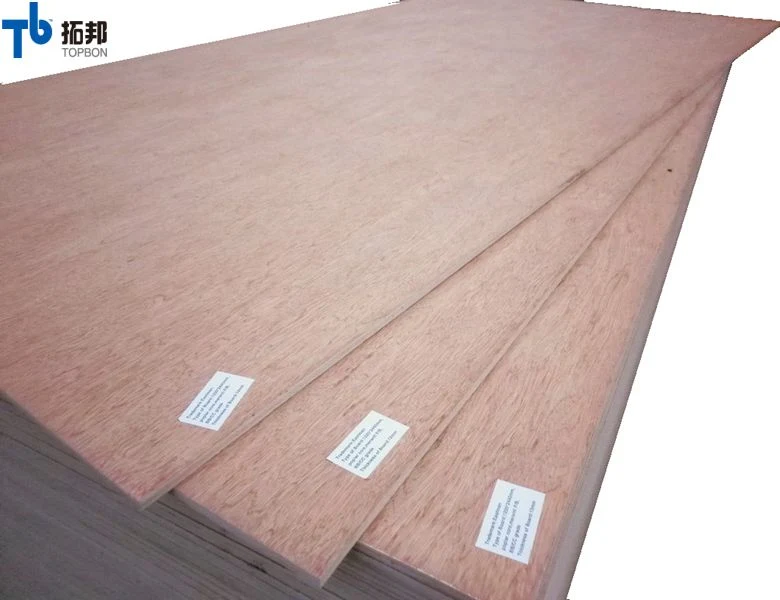 China Linyi Factory 1220*2440mm Poplar Core Commercial Plywood