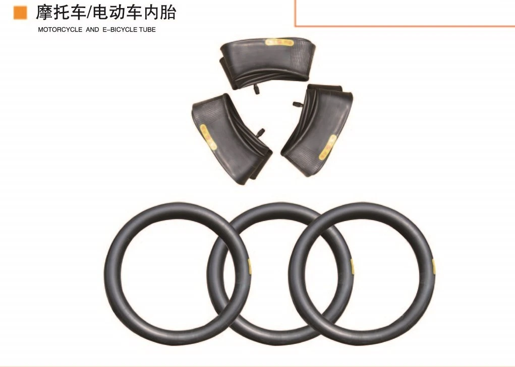 High Quality Motorcycle Natural Rubber Tube and Butyl Tube with 225-17, 250-17, 275-17, 300-18, 400-8, 500-12