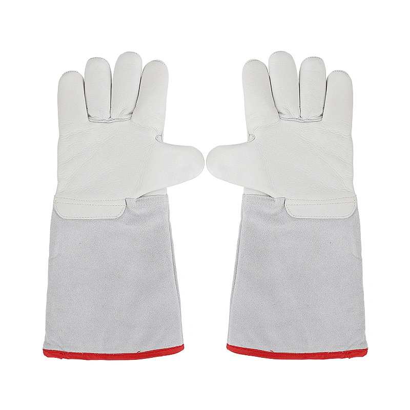 Leather Cotton Poly Blend Work Anti-Freeze Gardening Men's Cryogenic Gloves