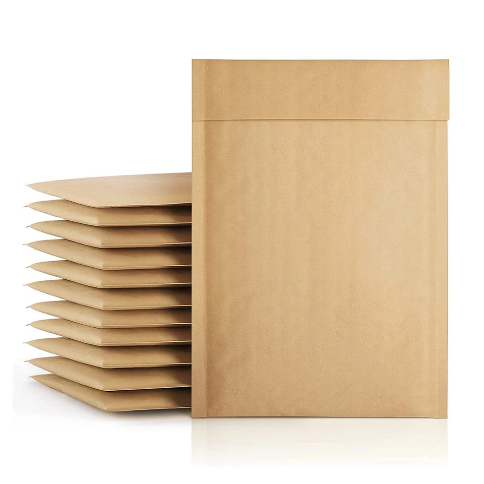 100% Biodegradable Mailer Mailing Bags Padded Paper Cushion Honeycomb Kraft Paper Bag