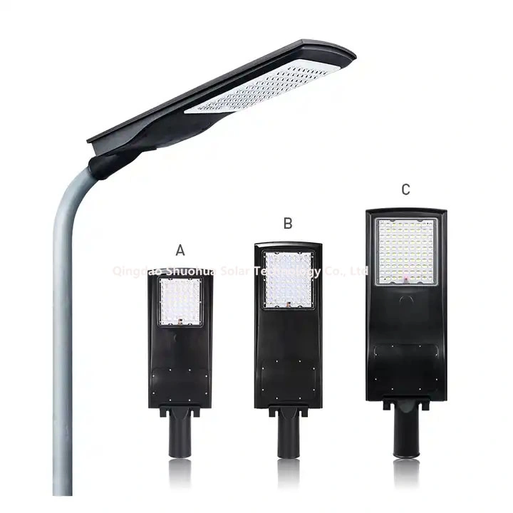 OEM ODM Outdoor Commercial Induction Street Lamp 20W 40W 60W Waterproof IP65 Integrated All in One LED Solar Street Light