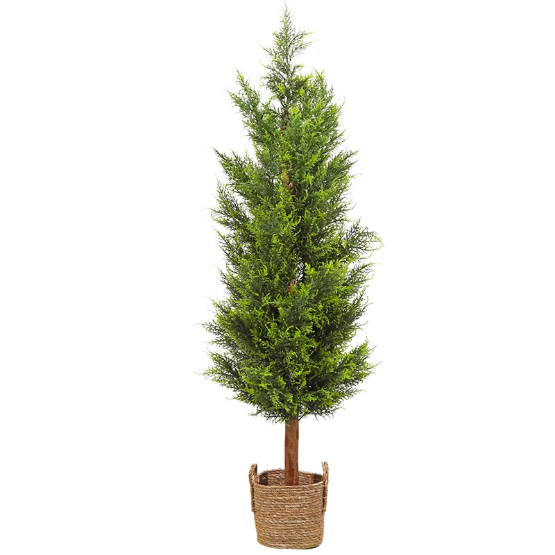 Hot Sale Outdoor Artificial Pine Trees Topiary Bonsai Artificial Plants for Christmas Home Decoration