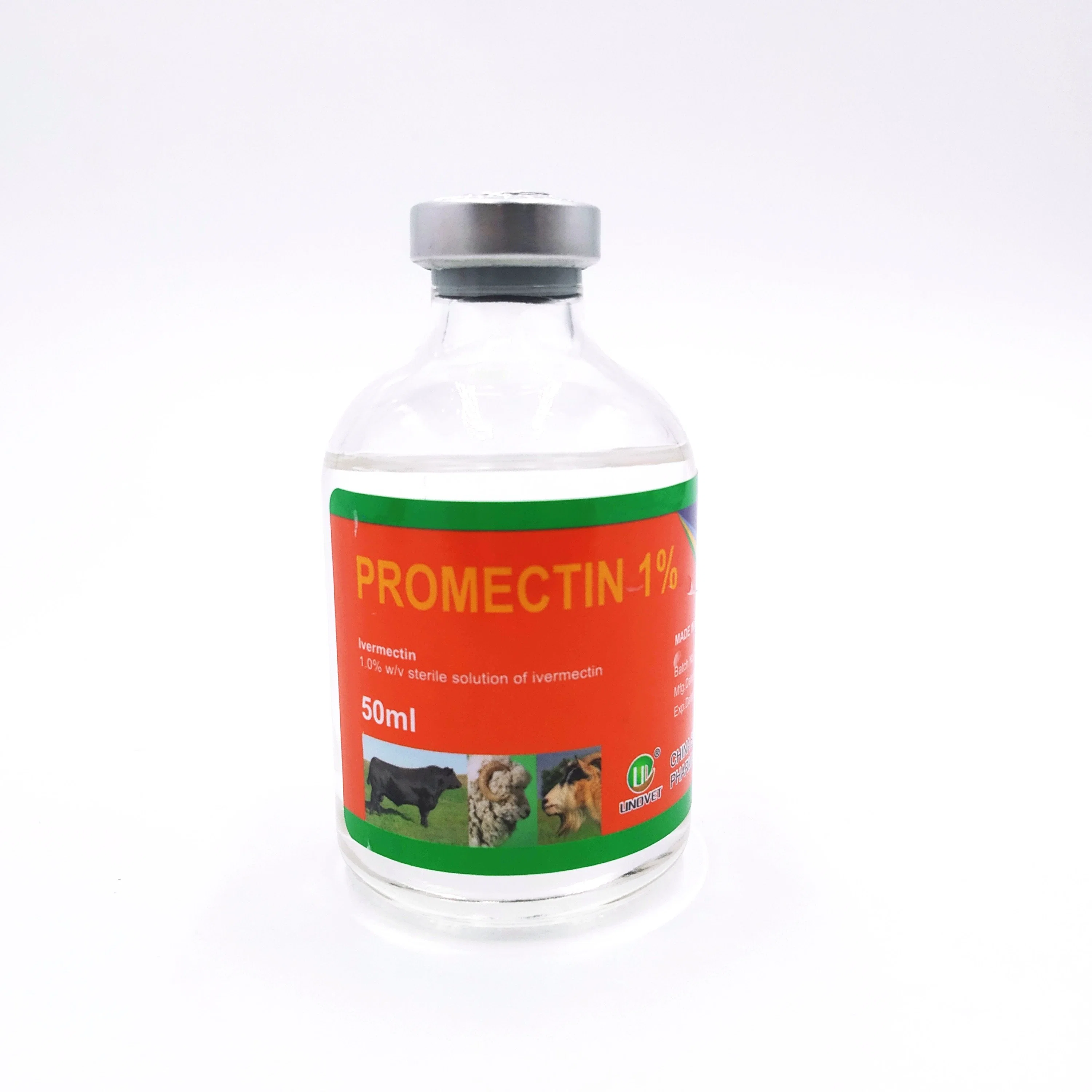 1% Ivermectin Injection for Eliminating Mites in Animals