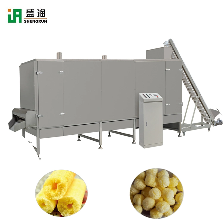 Shengrun More Professional Production Processing Line Dedurable Puffed Snacks Food Processing Line