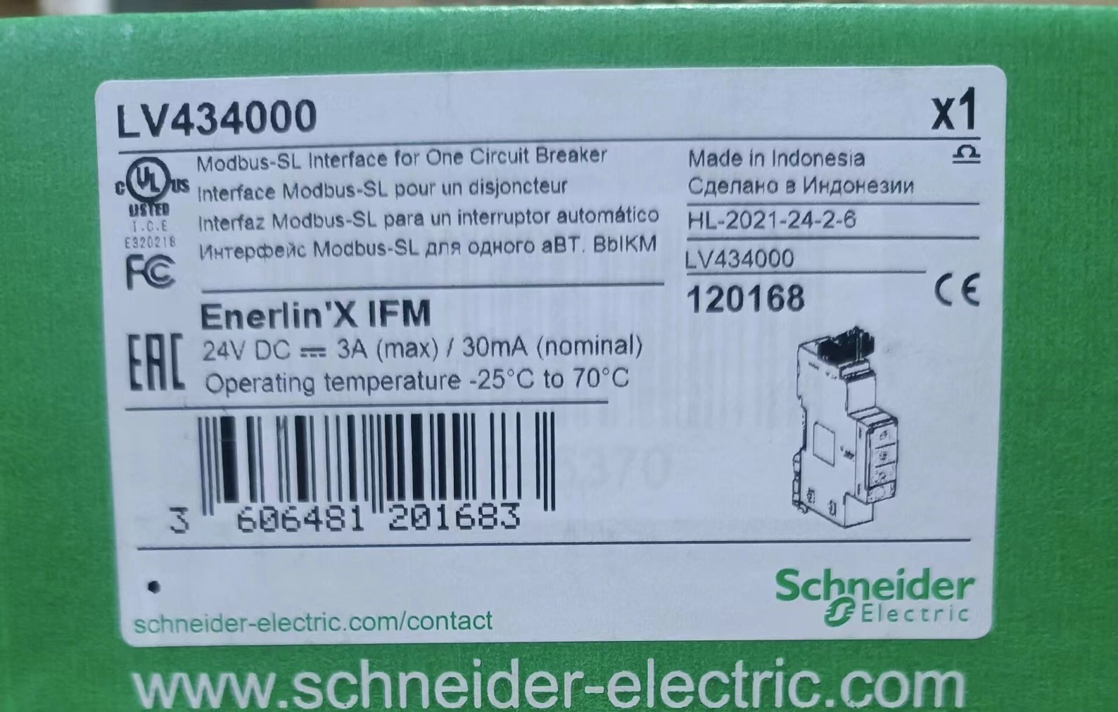 New Original S-Chneider Ethernet Communication Module LV434002 LV434000