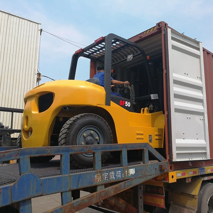 7 Ton Forklift Material Handling Equipment with Paper Roll Clamp