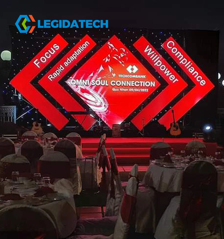Legidatech LED Rental LED Screen P3.91 Full Color Display 500X1000 Indoor 4.8mm Video Full Color Customized Die-Casting Aluminum