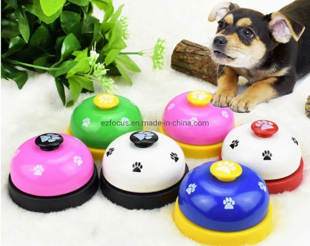 Pet Training Bells, Dog Puppy Pet Potty Training Clock, Communication Device Cat Interactive Toys, Puppies Kitten Door Bell Clicker with Non Skid Base Wbb16600