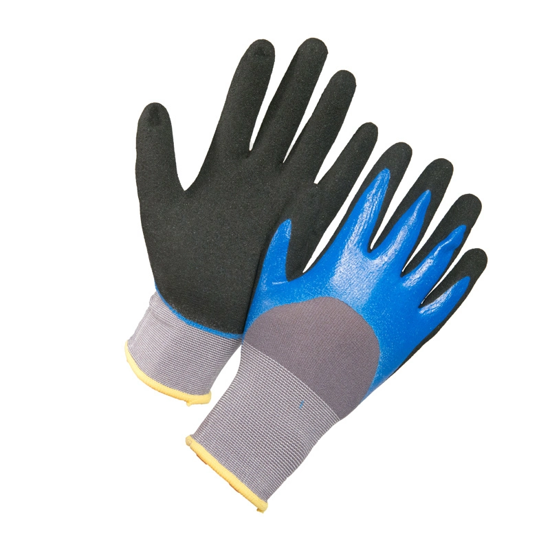 100% Polyester Latex Coated Personal Protective Safety Working Gloves