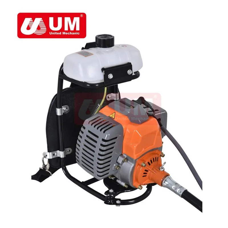 Um 43cc gasolina cortadora de césped de gas de 1.4kw cepillo barbero del cortador de césped de gasolina