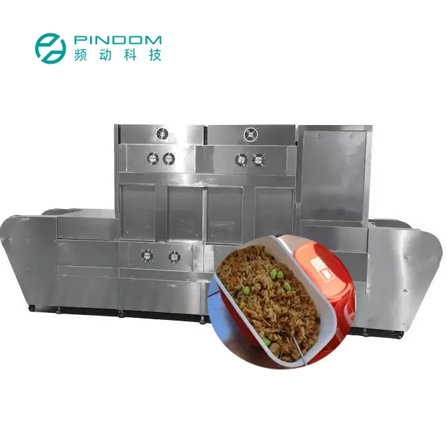 Commercial Canteen Air Cooling Fast Food Heating Tunnel Microwave Reheat Equipment