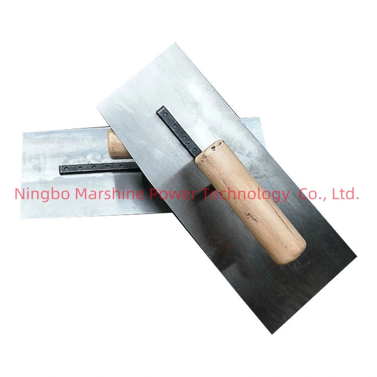 Mango de madera de alta calidad de Metal de hoja de cuchillo Claying albañil mano Herramienta paleta