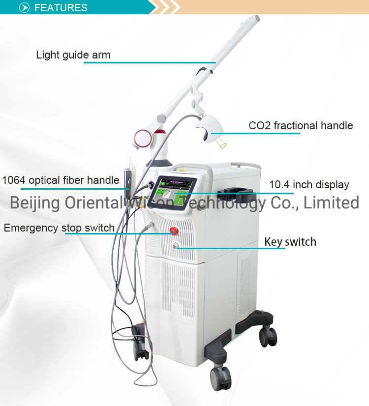 Le meilleur système Fotona 4D PRO 2940nm Laser Erbium et ND YAG LASER 1064nm Impulsion Longue Face Machine Anti-Wrinkles