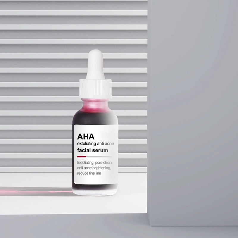 OEM ODM Exfoliating Anti-Wrinkle 30ml Glycolic Lactic Acid Aha Cosmetic Beauty Serum