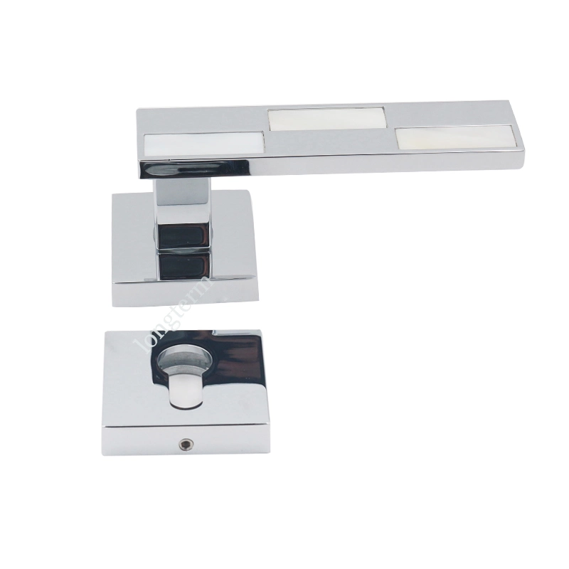 Separate Furniture Locks Decorate Bathroom Door Locks with Zinc Alloy and Plastic Piece