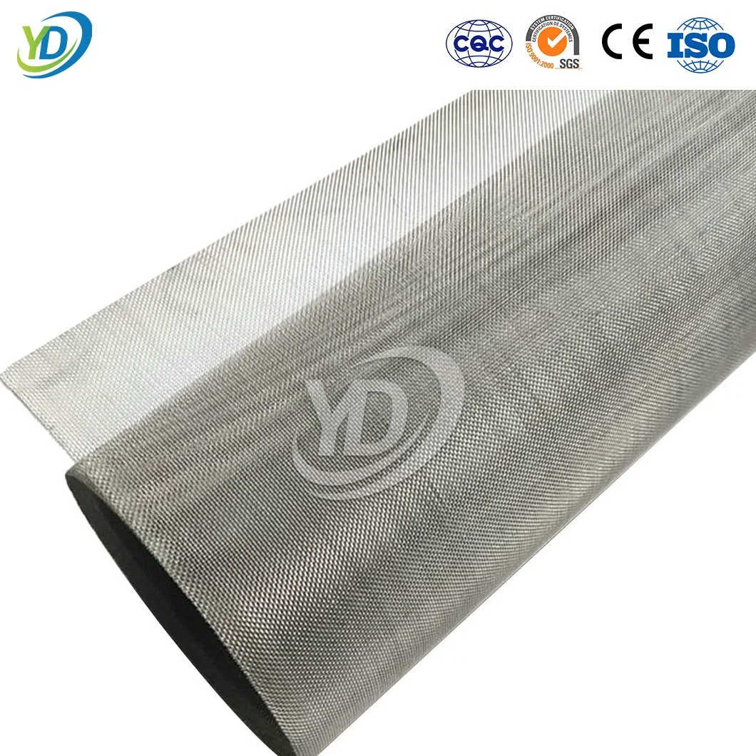 Yeeda Iron Wire Mesh Stainless Steel China Wholesalers 6 Inch Stainless Steel Wire Mesh Screen 1-3500 Mesh Hole Size Stainless Steel Theft Proof Window Screen