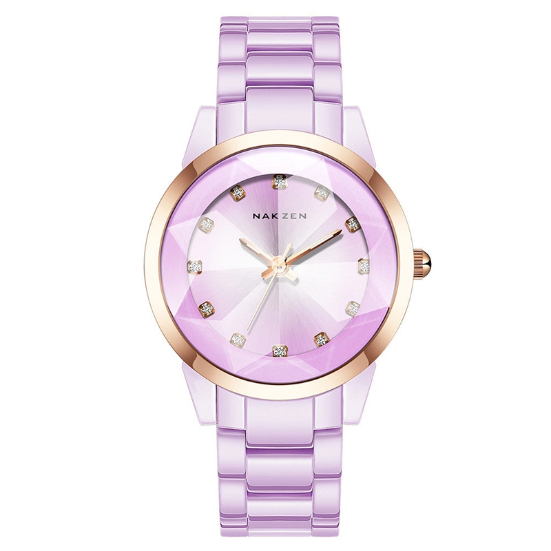 Imple Temperament Women&prime; S Waterproof Quartz Ceramic Watch