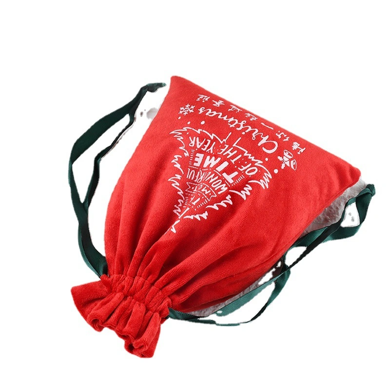 New Year's Blessing Bag, Christmas Flannel Bag, Ping an Fruit Bag, Christmas Gift Bag, Gift Bag, Candy Drawstring Bag