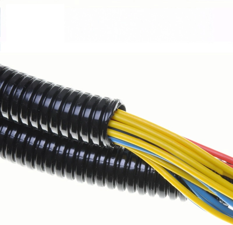 Jubo Liquid Tight Plastic Flexible Corrugated Cable Conduit for Electrical Cable Protection