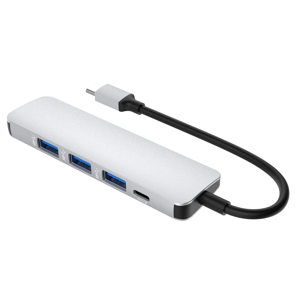 Pd 4 en 1 USB3.0 de carga USB Tipo C Hub