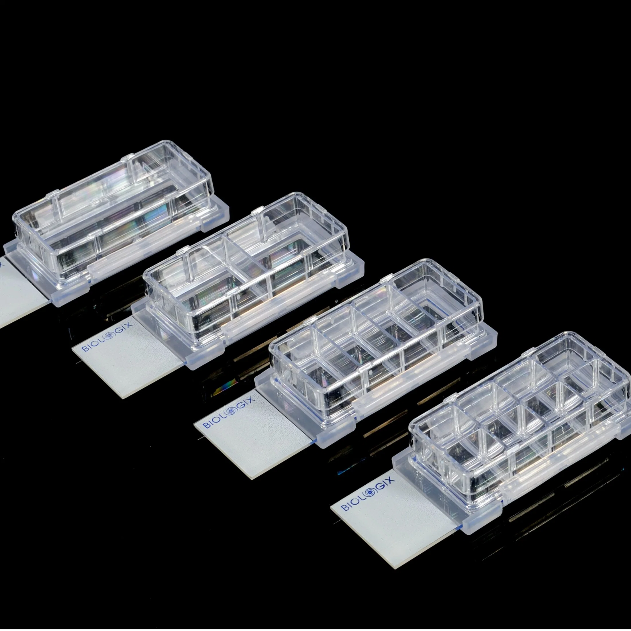 Слайды культуры клеток; PS/стекла/РР; Clear; 1-А, 2-А, 4-А, 8-А, Non-Pyrogenic; Non-Cytotoxic; Dnase, Rnase и ДНК; стерилизовать