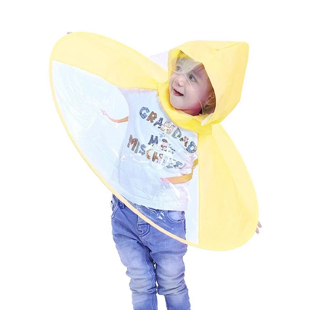 PVC niños patrón Kid impermeable Cute Cartoon lluvia animal Gorra