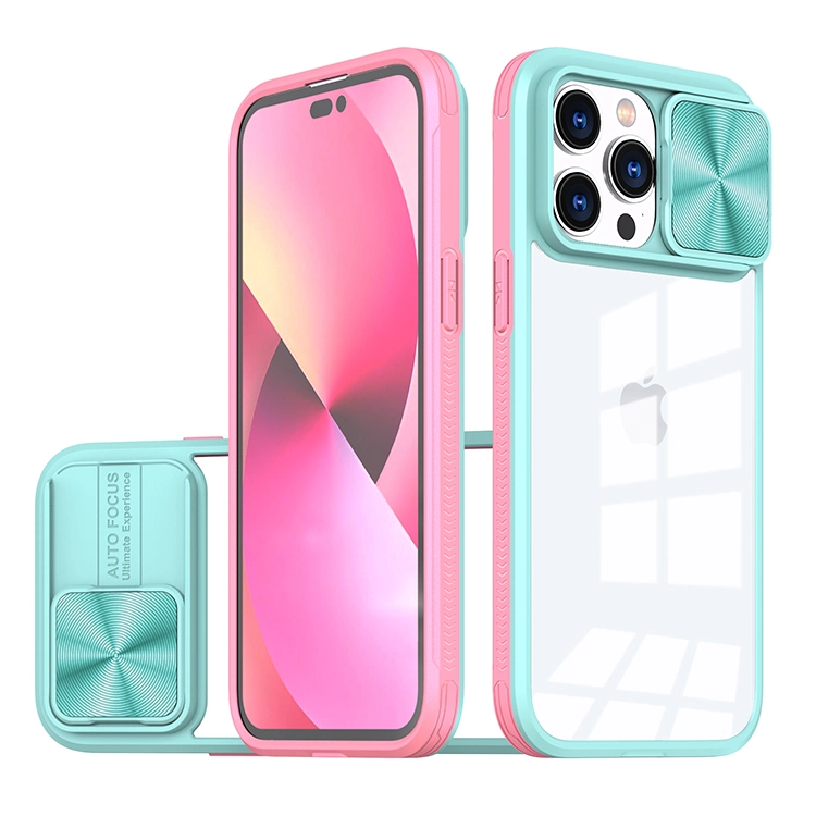 Novo com tampa de proteção da lente da câmara telemóvel acrílico transparente Capa para iPhone 13 PRO Max para iPhone 13 Mini