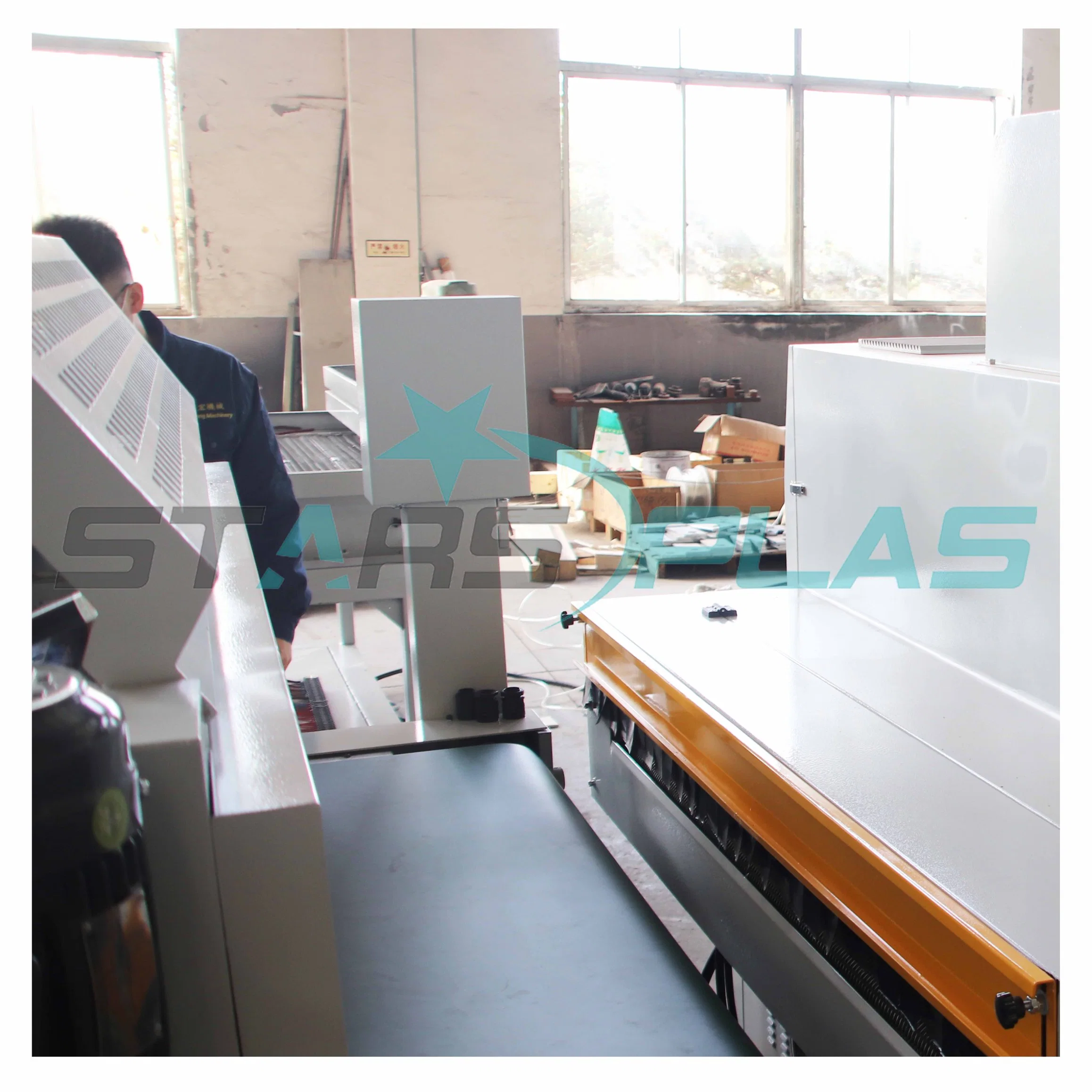 Starsplas 5 Lamps 6m IR Heater UV Coating Machine for Spc Production Line