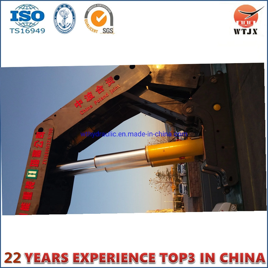 High Pressure Tonnage Telescopic Hydraulic RAM Oil Cylinder