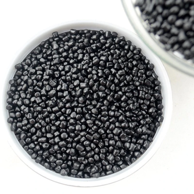 Food Grade Plastic Pellets PE/PP/EVA/ABS/Pet Carbon Black Masterbatch for Film Blowing Injection and Extrusion