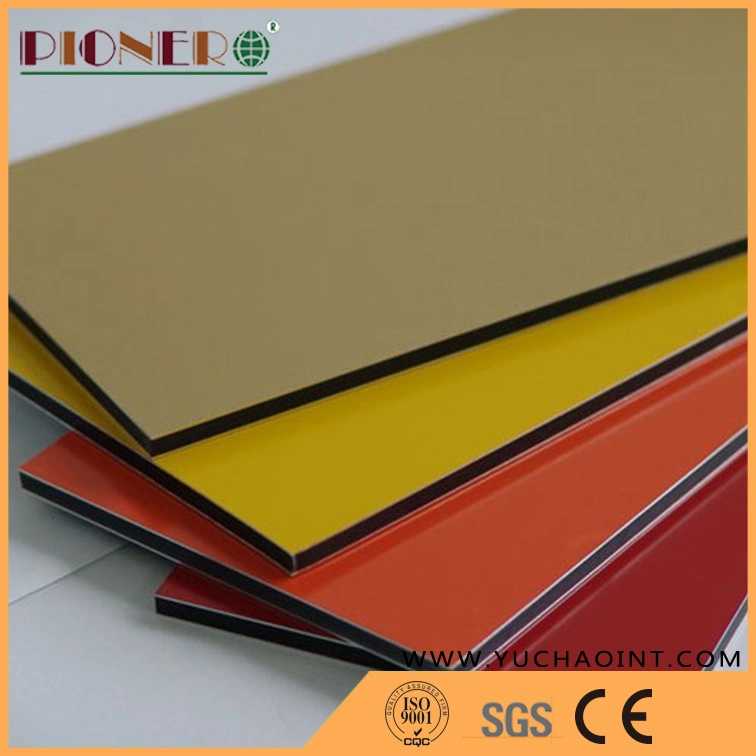 Exterior Metallic Silver Solid Color ACP Board