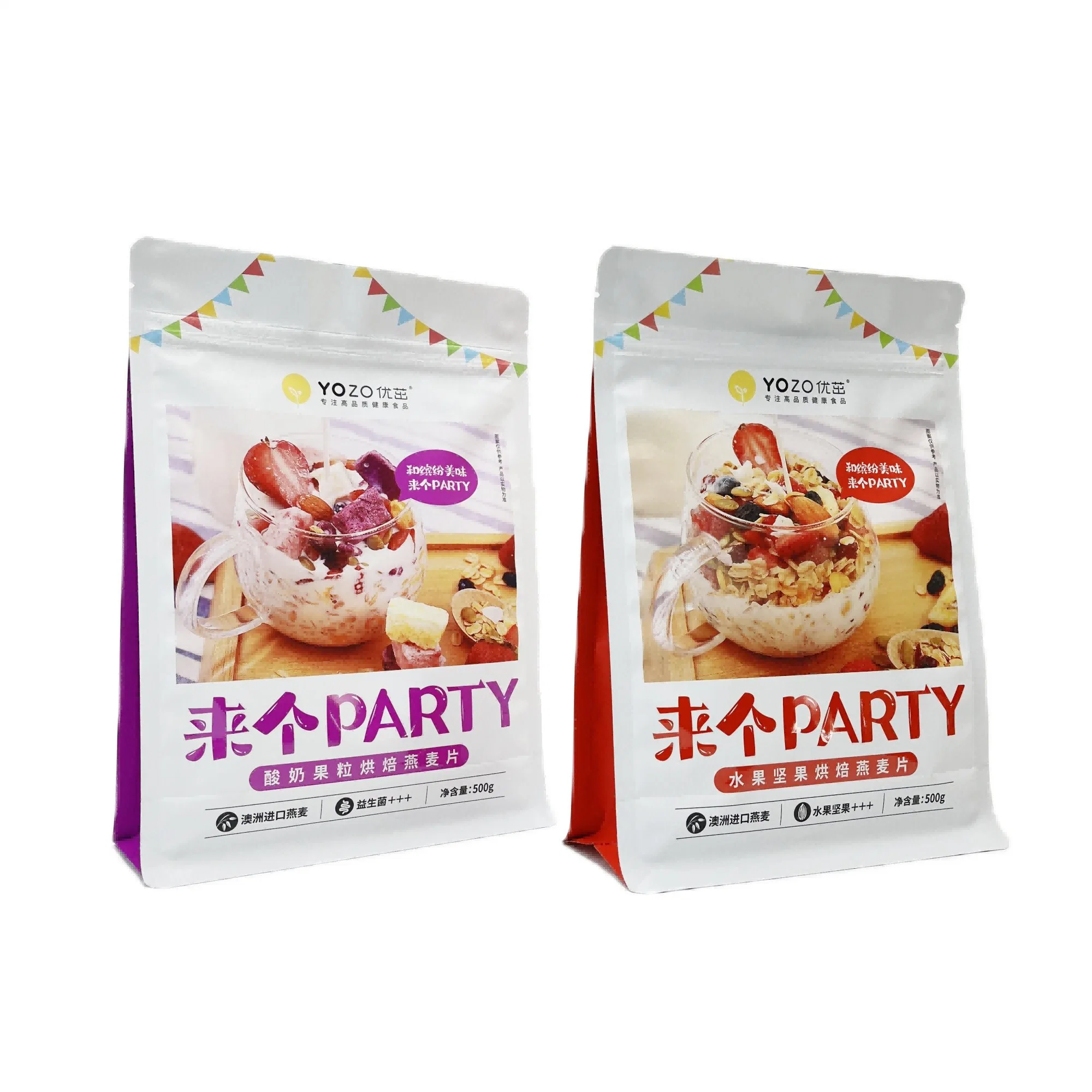 Custom Logo Printed Food Grade Flat Bottom Pouch Salad Dressing Mayonnaise Plastic Packaging Poly Bags