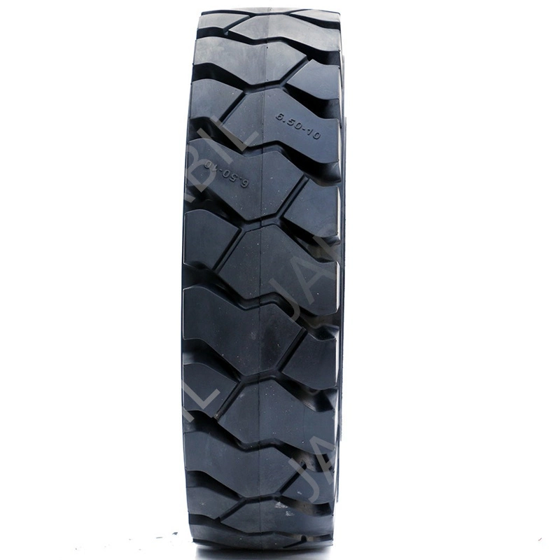 Forklift Solid Tyre 6.50-10/5.0 High Elasticity and High-Performance Natural Rubber Tires