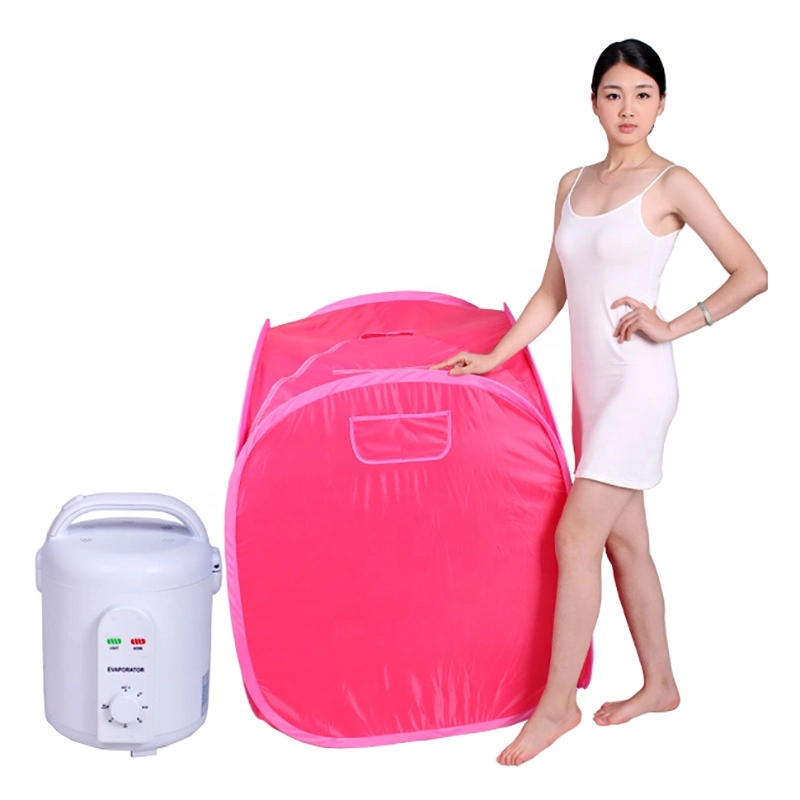 Smartmak BS9001 Rosa una persona portátil Mini Sauna de vapor