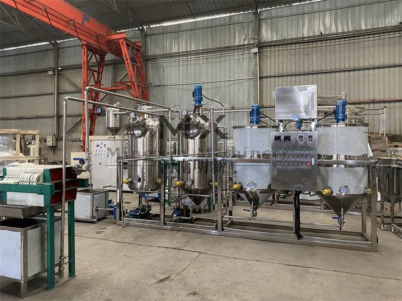 Oil Refinery Machine Palm Refined Peanut Oil Mini Refinery for Sale