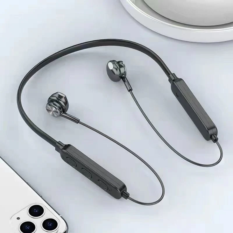 Wireless Bass Stereo Earbuds in-Ear Mic Bluetooth Neckband Earphone Headphones GB07