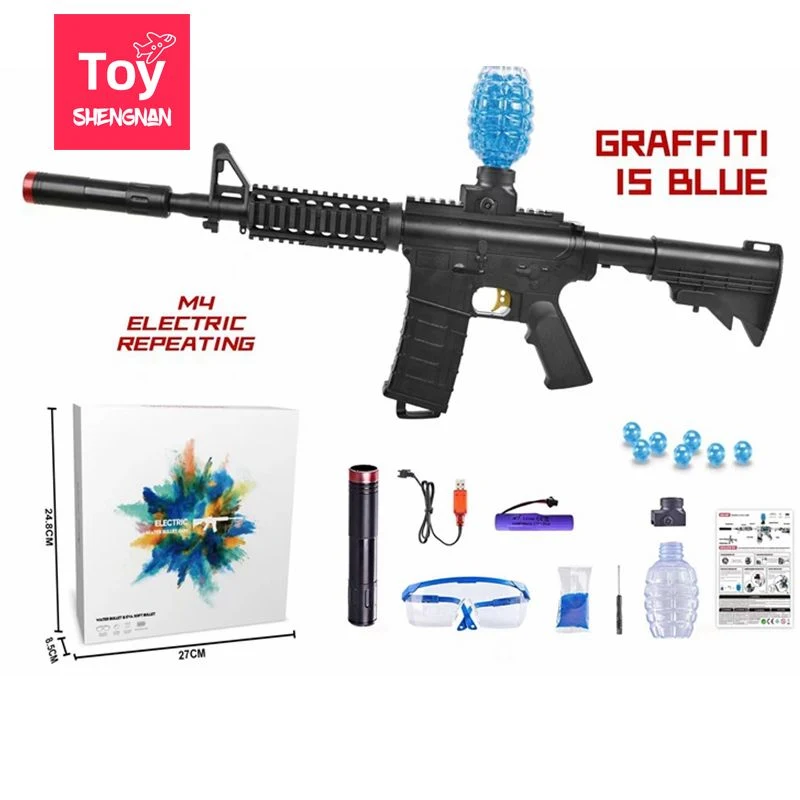 Customizable Rifle Toy for Bullet Toy Gun Outdoor Shooting Game Electric Bullet Water Polo Gun Toy Splash Gel Blasting Gun