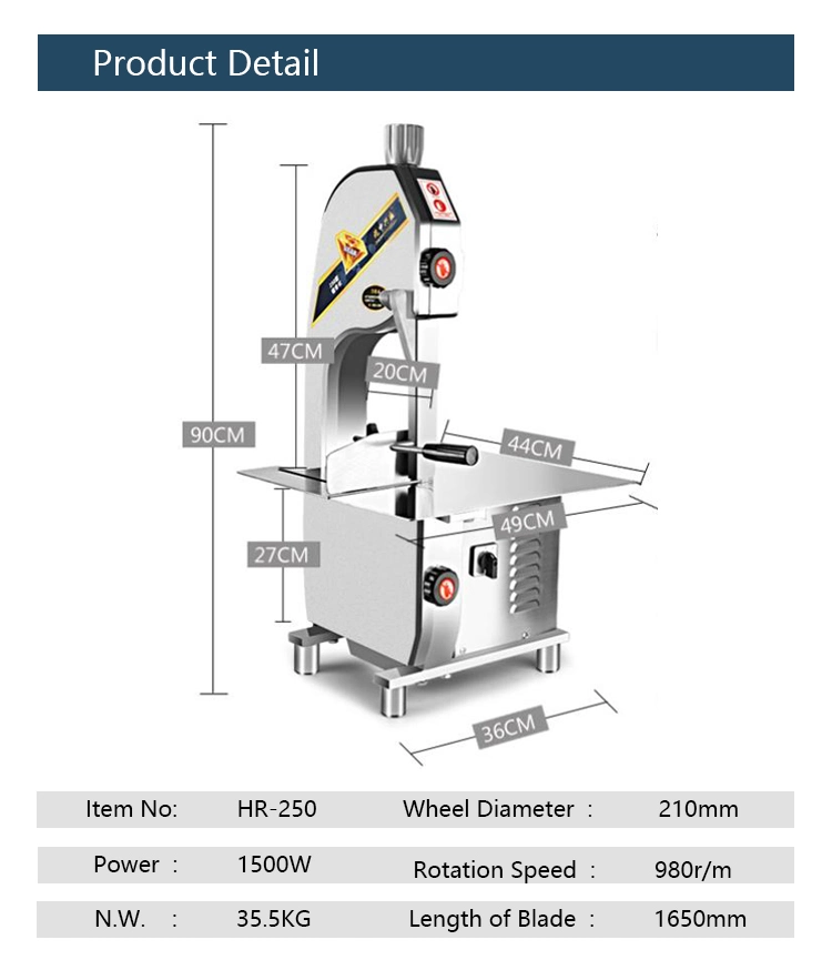 Fabrik Preis Professional Frozen Meat Cutting Machine / Metzger′ Bone Saw