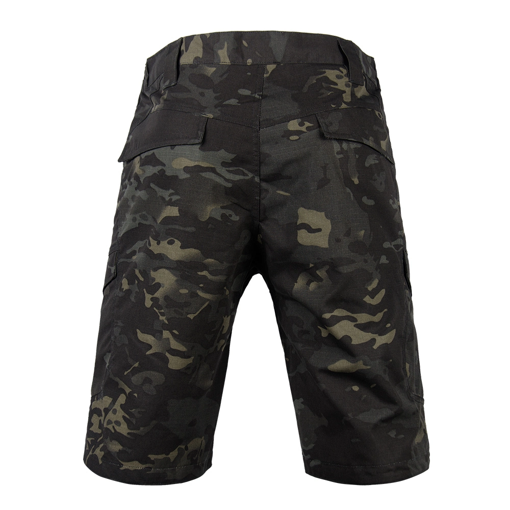 Black Cp Summer Men Outdoor Combat Tactical Multi-Pocket Cargo Shorts