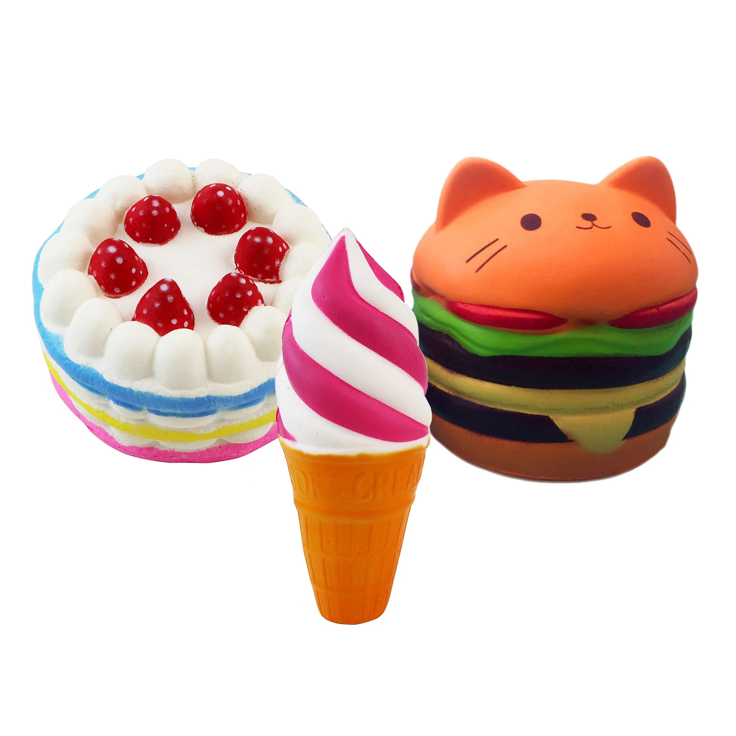 2021 New Design Galaxy Series Squishy Toy Slow Rising Jumbo Colorful Good Cartoon Panda Penguin Cat Cup Squishy Other Toys