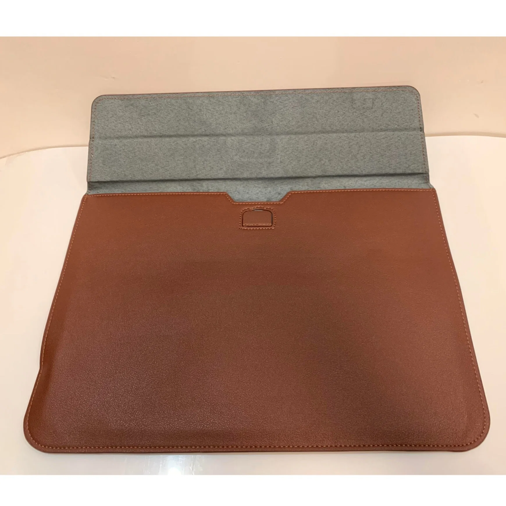 Custom Logo PU Leather Laptop Sleeve Notebook Bag Pouch Case for MacBook Air 11 13 12 15 PRO 13.3 15.4