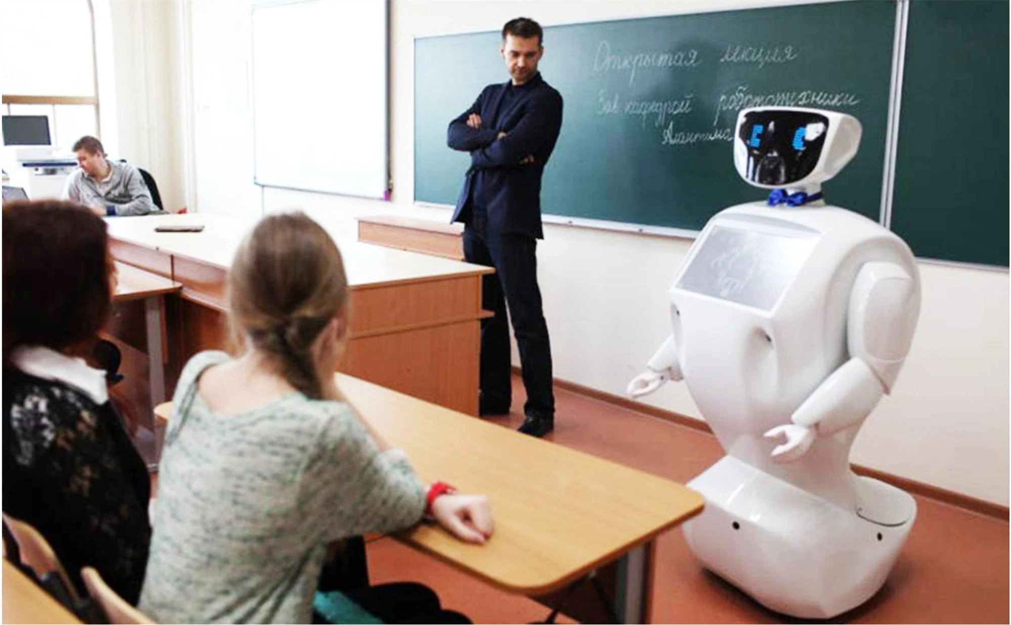 Digital inteligente da porta da sala de aula do sistema de sinalização com exibição de vários modos