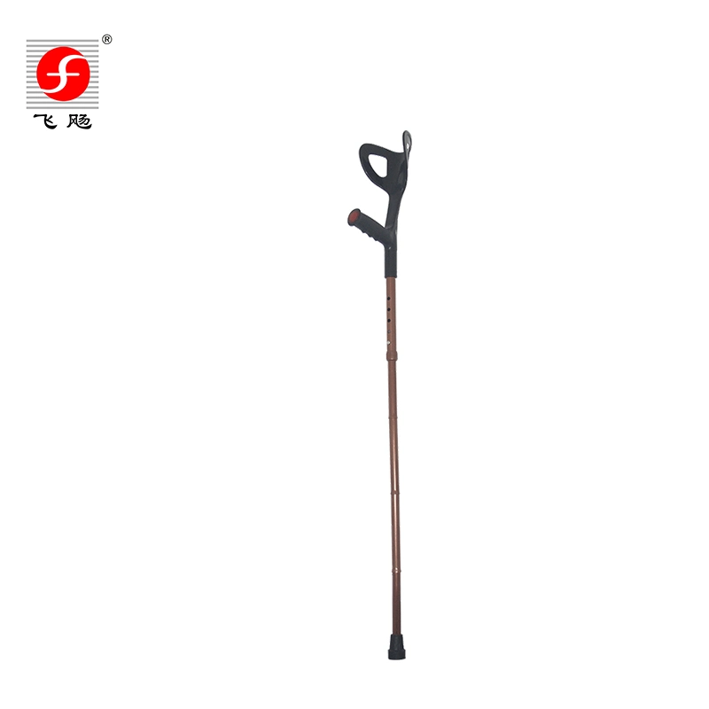 Portable Forearm Crutch Walking Aids Adjustable Telescopic Folding Aluminum Walking Sticks for Disabled