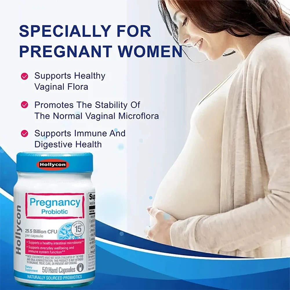 OEM Pregnancy Probiotic Capsules Digestive Immune Health Support Prenatal Supplement for Mom and Baby