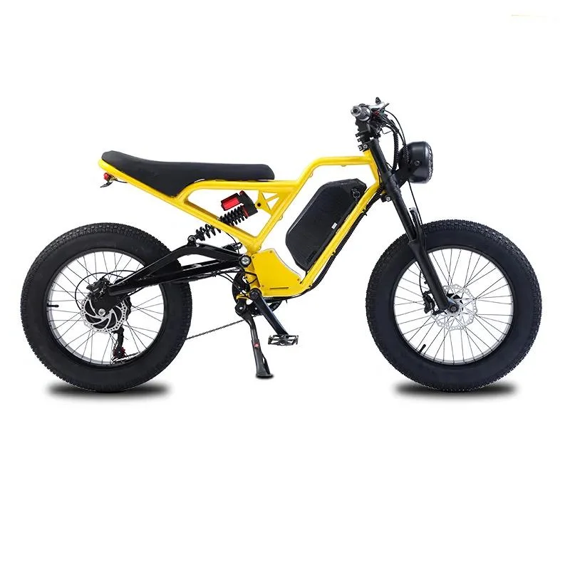 Nuevo diseño de la Grasa de bicicleta eléctrica de los neumáticos la suspensión total de grasa E-Bikes Dirt Bike eléctrica