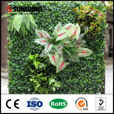 Decorative Artificial Green Panels Wall for Shop