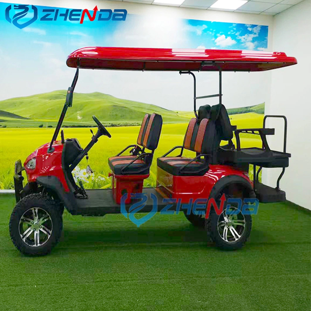 Luxury Golf-Cart Single Rider 8 Passengers Motor 48V Hdk Classic Car 5 Seater Motorised Foldable Golf Cart